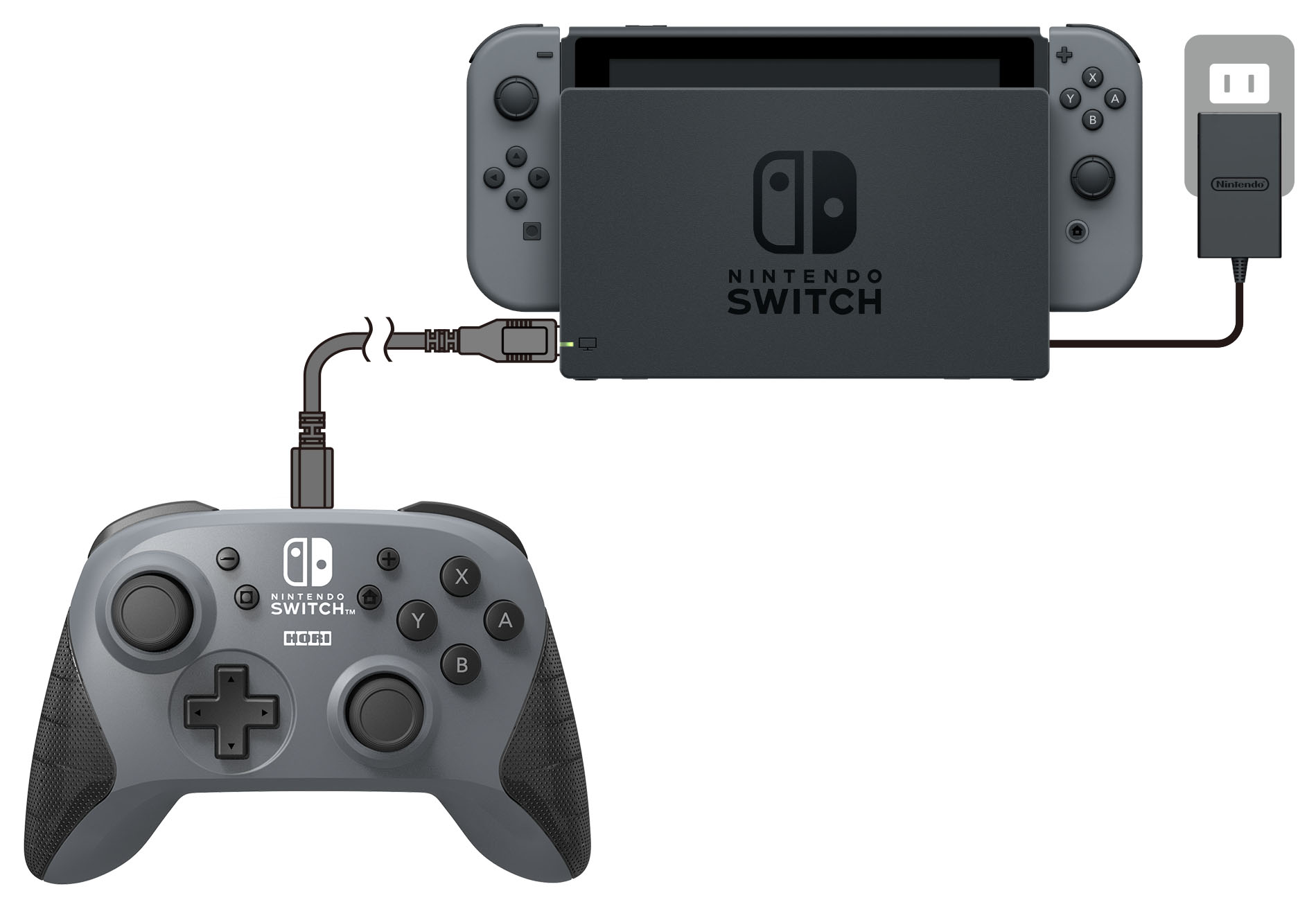 株式会社 Hori ワイヤレスホリパッド For Nintendo Switch グレー