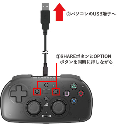 株式会社 HORI | 「ワイヤレスコントローラーライト for PlayStation®4