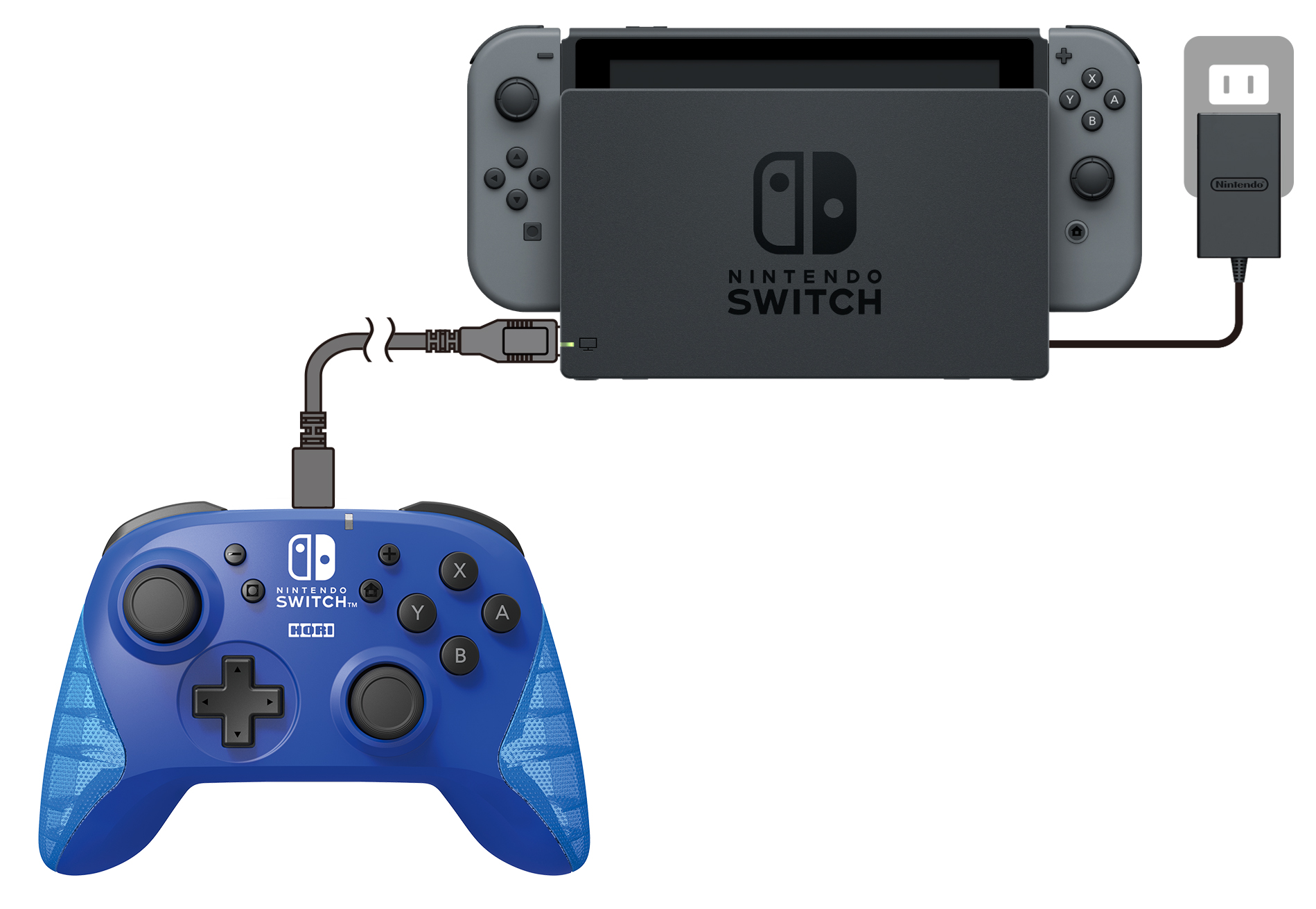 株式会社 HORI ワイヤレスホリパッド for Nintendo Switch ブルー