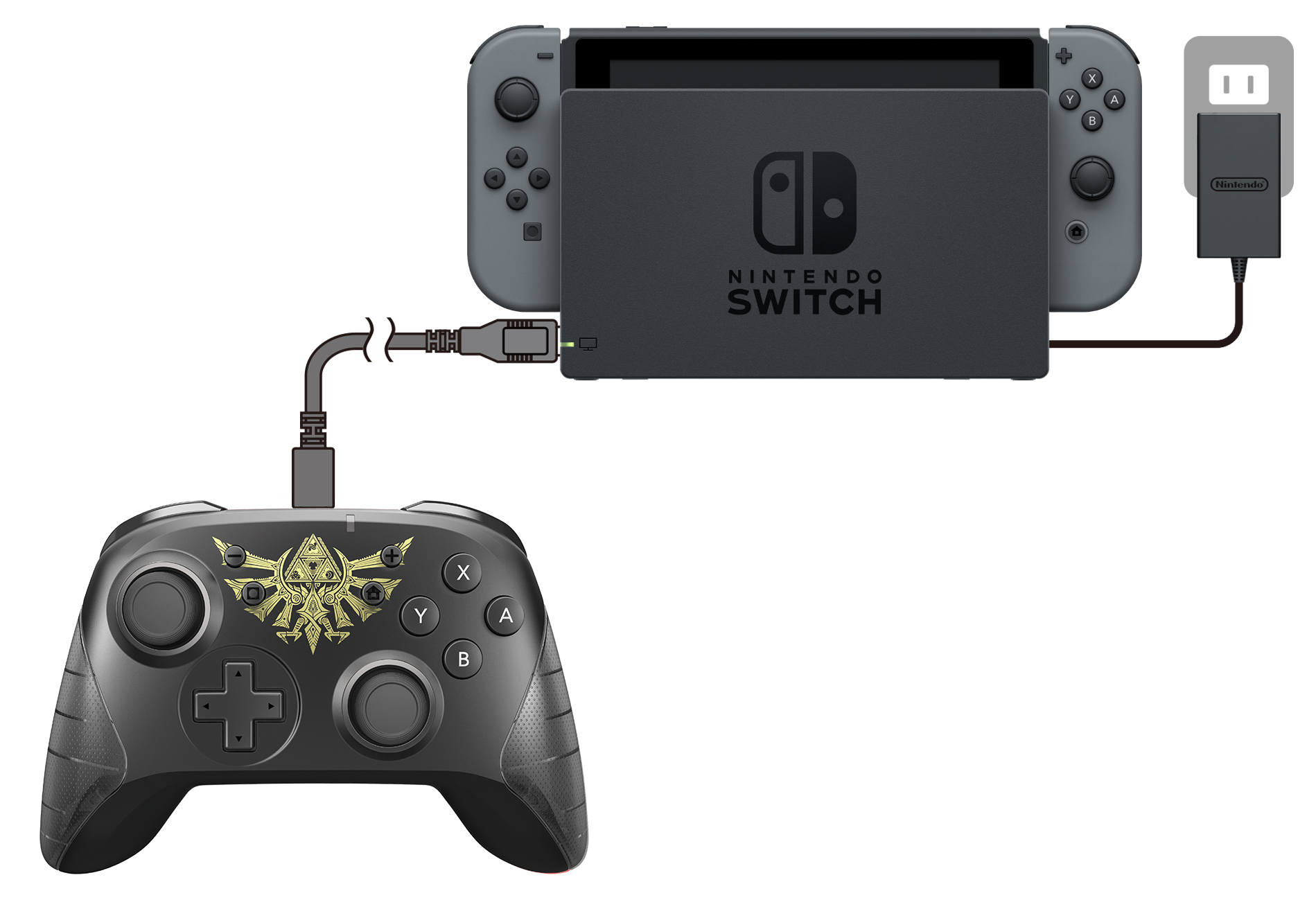 株式会社 HORI | ワイヤレスホリパッド for Nintendo Switch ゼルダの伝説