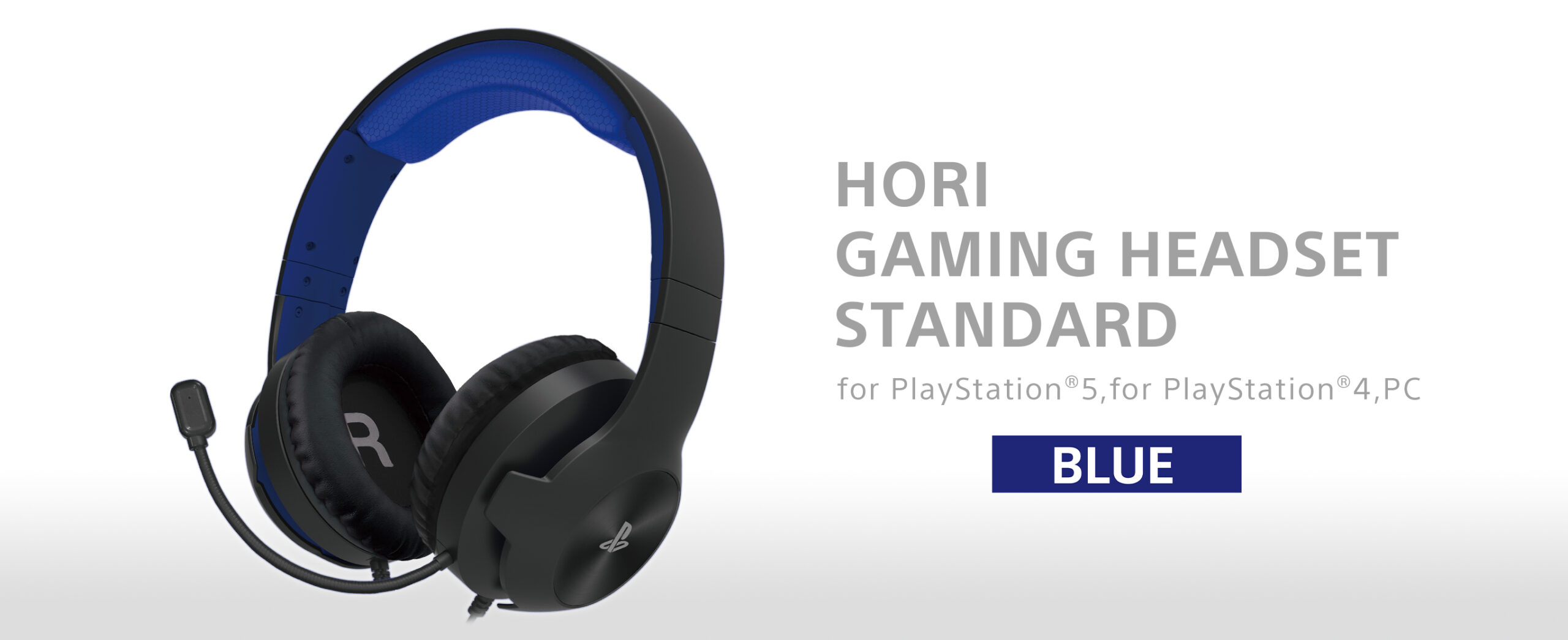 株式会社 HORI | ホリゲーミングヘッドセット スタンダード for PlayStation®5 , PlayStation®4 , PC ブルー