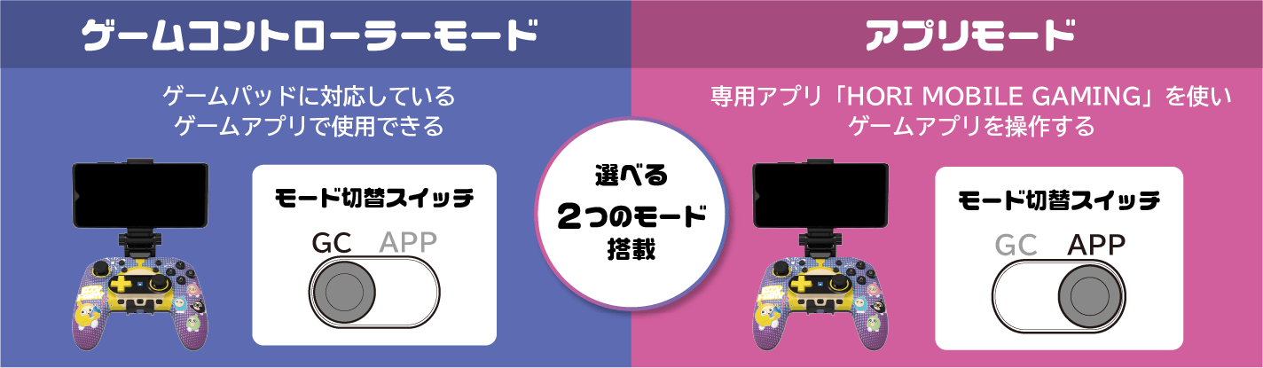 選べる2つのモード