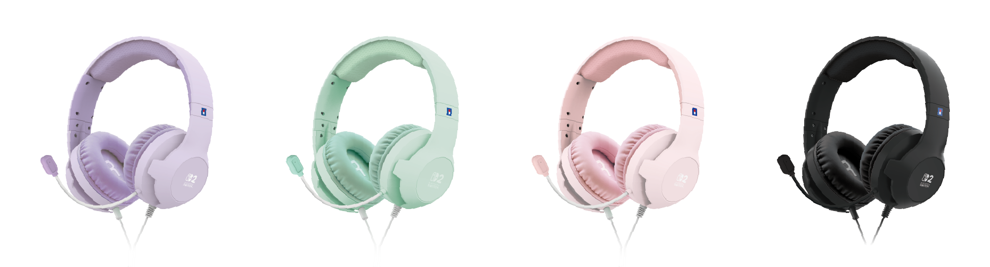 パステルパープル パステルグリーン パステルピンク ブラック