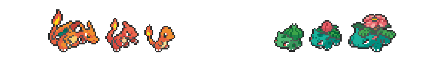赤緑御三家